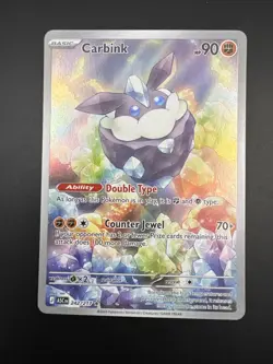 Pokemon TCG Ascended Heroes Carbink Card 242/217 NM Condition - Image 1