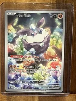 Pokemon TCG Carbink Ascended Heroes 242/217 Near Mint Pack Fresh - Image 1