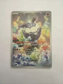 Pokemon TCG Carbink Illustration Rare Ascended Heroes 242/217 Near Mint - Image 1