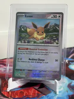 Eevee Masterball Reverse Holo - 074/131 - Prismatic Evolutions - Pokemon Card - Image 1