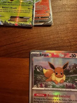 Pokemon TCG Prismatic Evolutions Eevee Masterball Reverse Holo Card 074/131 - Image 3