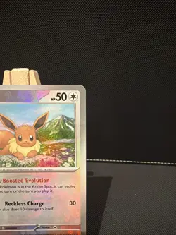 Pokemon TCG Prismatic Evolutions Eevee Masterball Reverse Holo Card 074/131 - Image 3