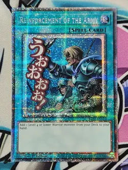 YUGIOH RA05-EN113 Reinforcement of the Army STAMPED Starlight Rare 1ST EDITION - Image 1