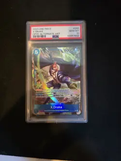 X.Drake Alternate Art Foil Rare OP05-055 Awakening of the New Era PSA 10 - Image 2