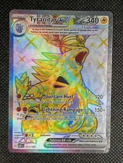 Tyranitar ex - 211/197 - Ultra Rare - Obsidian Flames - Pokemon Card - NM/M - Image 1