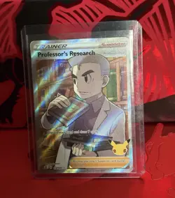 Pokemon TCG Professor's Research 024/025 Celebrations Ultra Rare Holo Near Mint - Image 1