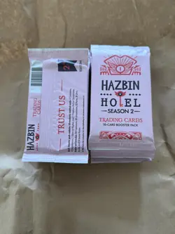 Hazbin Hotel Season Two Trading Cards 2nd Edition Booster Pack IN HAND - Image 1