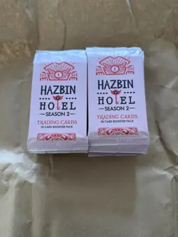 Hazbin Hotel Season Two Trading Cards 2nd Edition Booster Pack IN HAND - Image 2