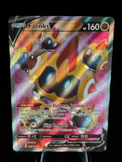 Pokemon TCG Falinks v Rebel Clash 185/192 Holo Full Art Ultra Rare - Image 1