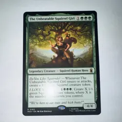 Magic: The Gathering The Unbeatable Squirrel Girl 0193 Rare Green 4/4 - Image 1