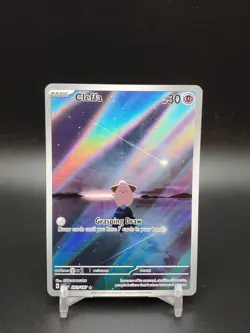 Cleffa 202/197 Obsidian Flames Illustration Rare NM Pokemon Card - Image 1