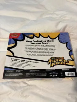Ascended Heroes Feraligatr Mega EX Box Pokemon TCG - Mega Evolution New & Sealed - Image 2