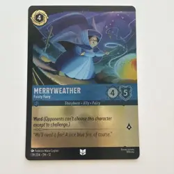 Lorcana Merryweather - Feisty Fairy 139/204 Wilds Unknown Uncommon Cold Foil NM - Image 1