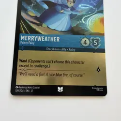 Lorcana Merryweather - Feisty Fairy 139/204 Wilds Unknown Uncommon Cold Foil NM - Image 4