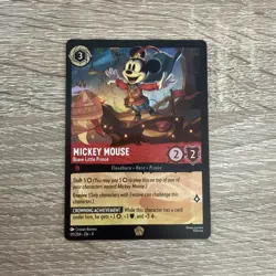 Mickey Mouse Brave Little Prince 111 / 204 Legendary Disney Lorcana Fabled NM - Image 1