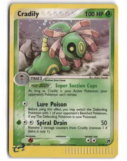Cradily #3/100 Holo EX Sandstorm 2003 LP - Image 1