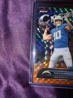 Topps 2025 Finest Football Justin Herbert Chargers Creators /25 - Image 2