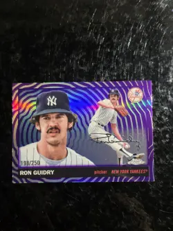 Ron Guidry 2025 Topps Chrome Platinum Anniversary Purple Vibrations/250 - Image 1