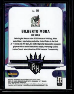 2025 Donruss Road to FIFA World Cup Rookie Kings Gilberto Mora #10 - Image 2