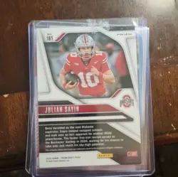 2025 Panini Prizm Draft Picks - Julian Sayin #161 Silver Prizm (RC) - Image 2