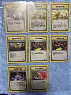 Pokemon VTG Card Lot Team Rocket Trainer Here Comes Team Rocket Collection - Image 4