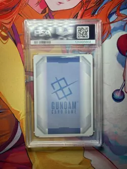 2025 Gundam AERIAL REBUILD GD01-067 Newtype Rising Holofoil LR++ ENG PSA 10 - Image 2