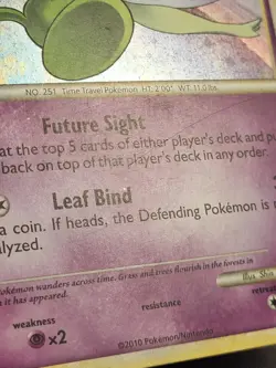 Celebi - 3/102 - Triumphant - Holo Rare - LP - Image 2