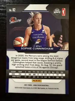 2021 Panini WNBA Prizm Base #82 Sophie Cunningham rookie RC fever mint 3 k TQ46 - Image 2