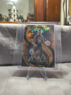 2025 Panini Select WNBA Basketball Saniya Rivers Prem. Lev. Gold Cracked Ice... - Image 1