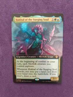 Hakbal of the Surging Soul (Extended Art) Foil 29 Lost Caverns of Ixalan MTG - Image 1