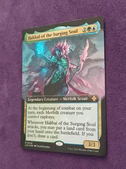 Hakbal of the Surging Soul (Extended Art) Foil 29 Lost Caverns of Ixalan MTG - Image 2