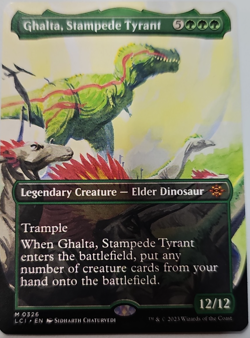 Ghalta, Stampede Tyrant (Borderless) The Lost Caverns of Ixalan Regular - Image 1