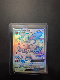 Sylveon GX SV76/SV94 Hidden Fates: Shiny Vault Holo perfect 10/10 Card - Image 1