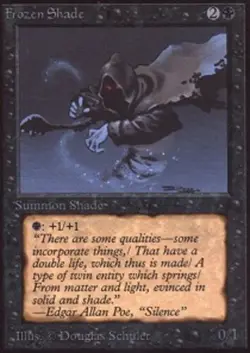 1x Frozen Shade Light Play, English 2nd Edition Unlimited MTG Magic - Image 1