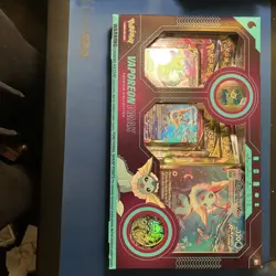 Pokemon TCG Vaporeon VMAX Premium Collection Box Evolving Skies, New/Sealed - Image 1