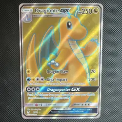 Dragonite GX Full Art Holo Ultra Rare 67/70 Dragon Majesty 250 HP Eng 2018 - Image 1