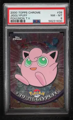 Jigglypuff Topps Chrome Pokemon TV Animation Edition #39 2000 - Image 1
