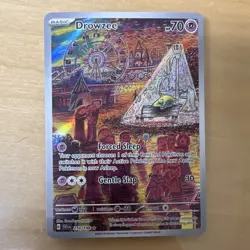 Drowzee Illustration Rare holo 210/198 SV01 English Pokemon - Image 1