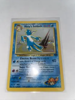 Pokemon TCG Misty's Golduck Gym Challenge 12 Holo Unlimited Holo Rare - Image 2