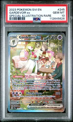 2023 POKEMON SVI EN-SCARLET & VIOLET #245 GARDEVOIR EX PSA 10 - Image 1