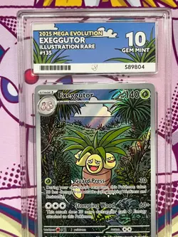 Pokemon TCG - Exeggutor 135/132 - Mega Evolution - Graded - ACE 10 - Image 2