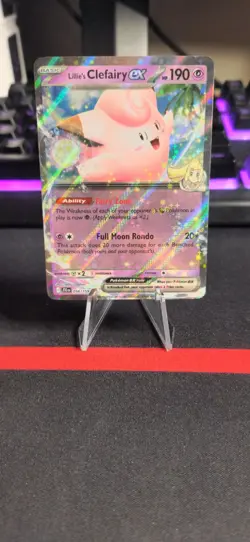 Lillie's Clefairy EX 056/159 Full Art NM/M Journey Together Pokemon Card - Image 1