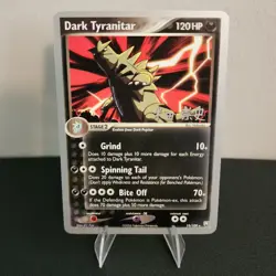 Dark Tyranitar 🦖 19/109 Pokemon World Championships 2005 NM - Mint - Image 2
