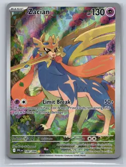 Zacian 100/094 Illustration Rare Phantasmal Flames Pokemon Holo Near Mint - Image 1