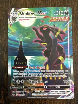 Umbreon VMAX 215/203 - Evolving Skies - Secret Rare Holo Pokemon Card English - Image 1