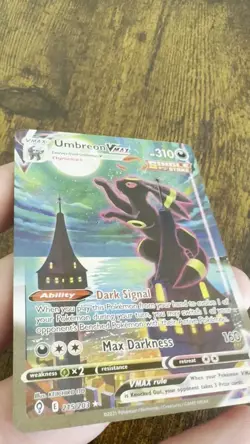 Umbreon VMAX 215/203 - Evolving Skies - Secret Rare Holo Pokemon Card English - Image 2