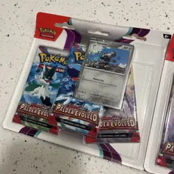 Pokemon PALDEA Evolved 3 Pack Blister With Varoom Sealed Lot Of 2 - Image 2