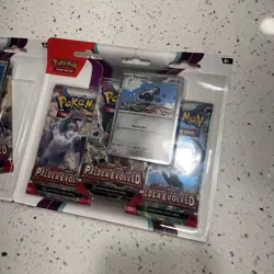 Pokemon PALDEA Evolved 3 Pack Blister With Varoom Sealed Lot Of 2 - Image 3