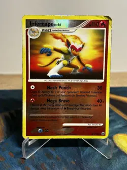 Infernape 22/100 DP Majestic Dawn Reverse Holo Rare Pokemon Card HP - Image 1