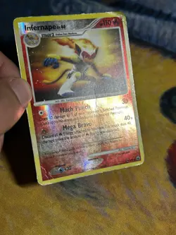 Infernape 22/100 DP Majestic Dawn Reverse Holo Rare Pokemon Card HP - Image 4